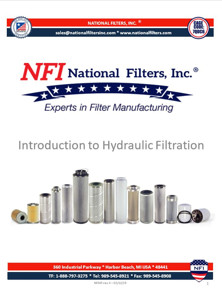 Details about   National Filter 85027 NFI Hydraulic Filter *New Sealed* 