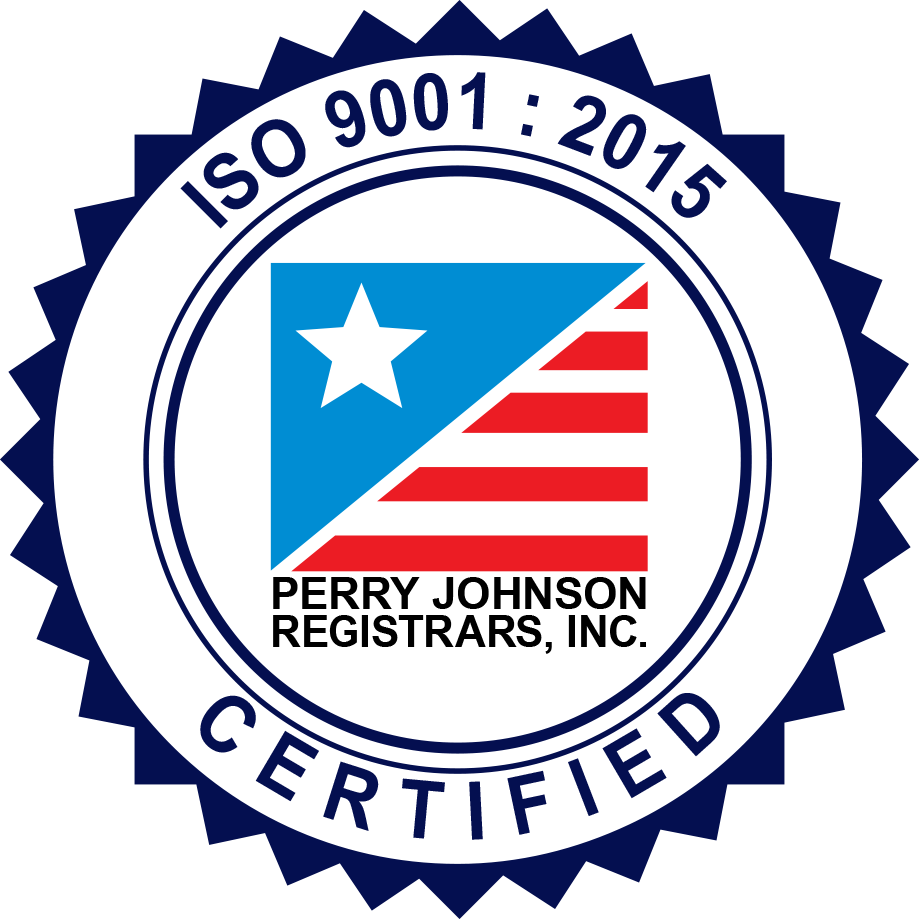 ISO Certified badge